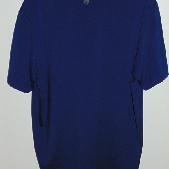 Greyson Golf Mens Polo Shirt Size Medium M Performance Short Sleeve Blue 86-16 - Picture 5 of 6